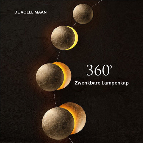 Eclipselamp - Wandlamp Met Zonsverduistering - wandlampen - sfeerbeeld