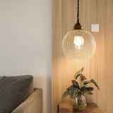 Scandinavian and retro crystal glass pendant lamp
