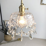 Glass Crystal Transparent Pendant Lamp