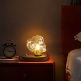 Ice Stone Glass Atmospheric Table Lamp