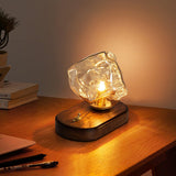 Ice Stone Glass Atmospheric Table Lamp