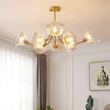 Glass Chandelier Kalin Flower
