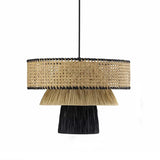 ZENLUMI Japanese Wicker Pendant Lamp