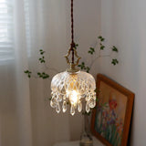 French Retro Glass Pendant Lamp