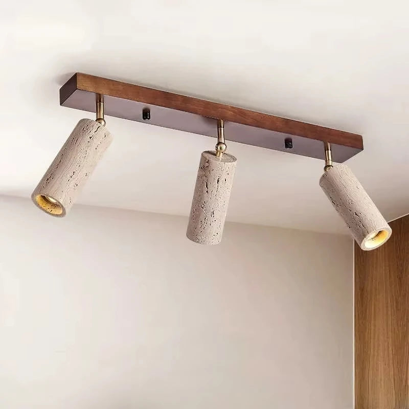 Travertin Plafondlamp - plafondlamp