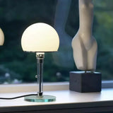 AuroraBauhaus LED Table Lamp – Nordic Glass & Metal Design Lamp