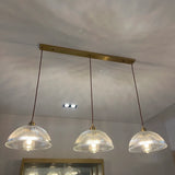 AuroraLuxe LED Pendant Lamp – Copper & Glass Design for Modern Interiors