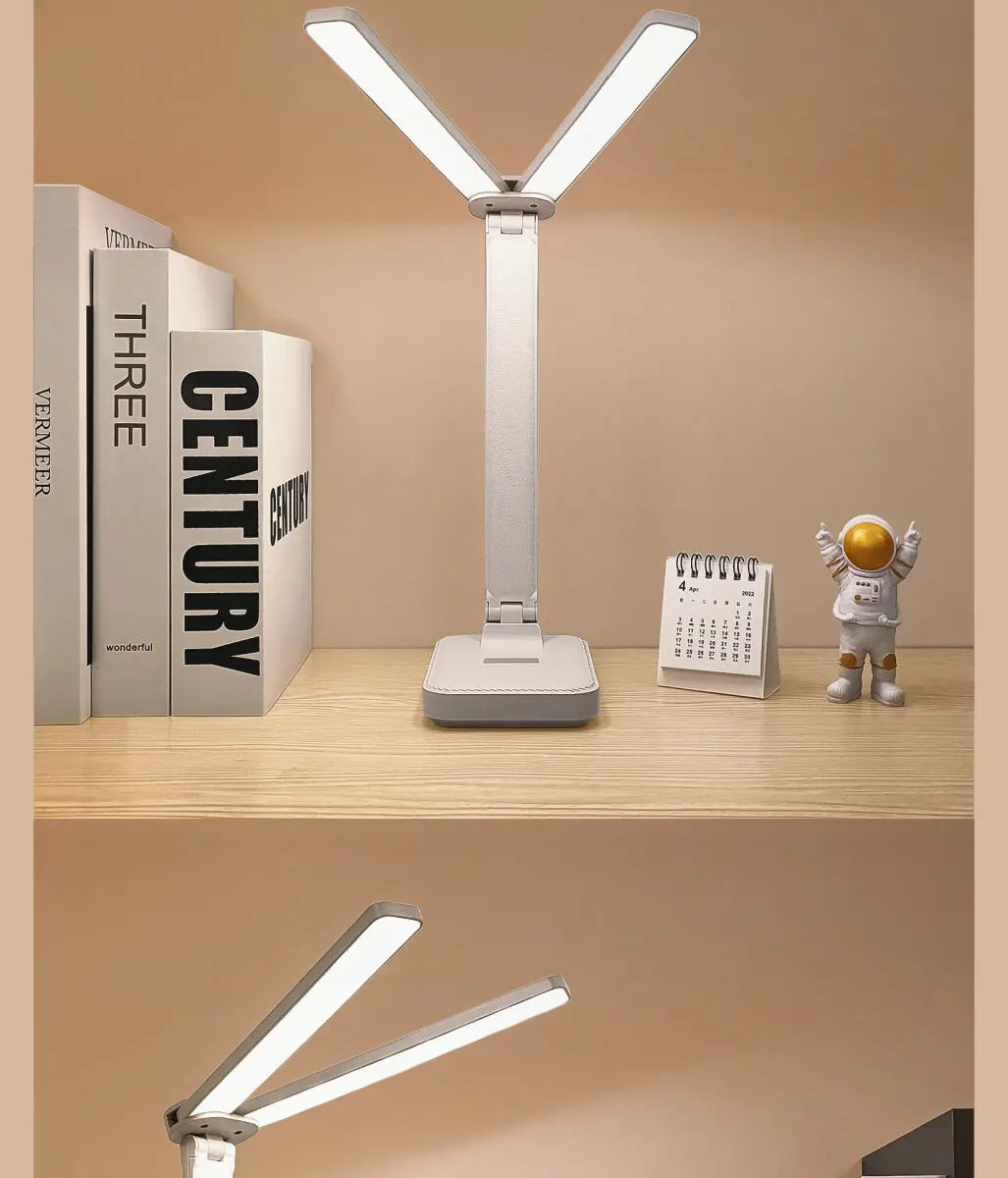 LumoFlex – Oplaadbare LED Bureaulamp met Touchbediening & Vouwbaar Design - tafellampen - gemonteerd