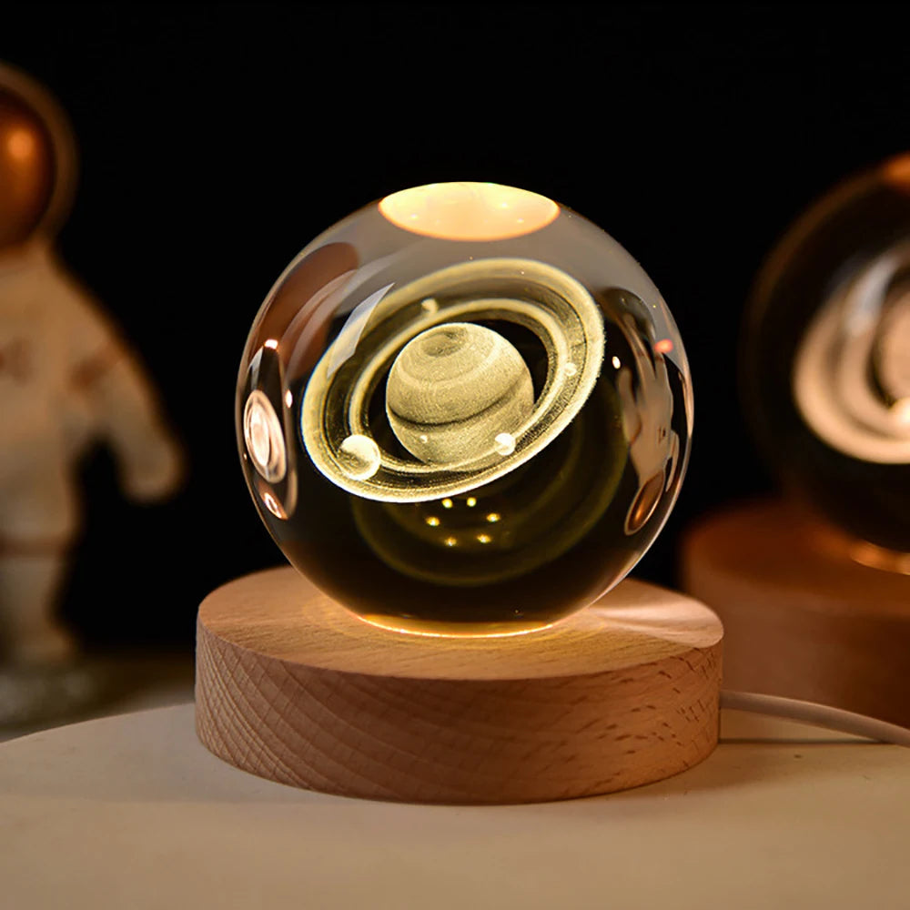 Lumea Galaxy Kristallen Nachtlamp - tafellampen - sfeerbeeld