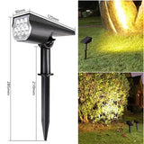 SOLARFORCE 7LED Adjustable Solar Spotlight