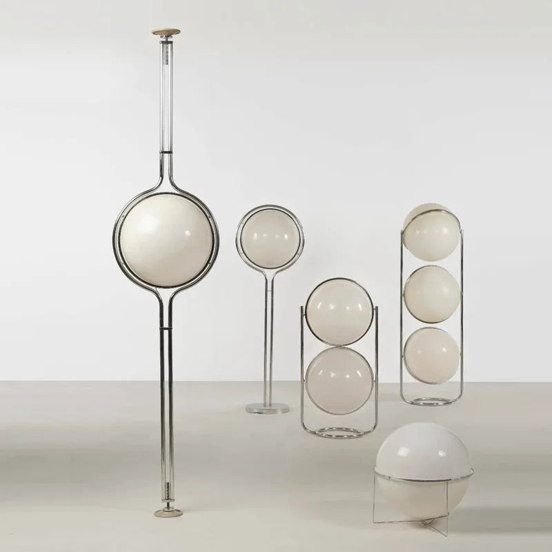 LumiSphere Art Deco LED Ball Floor Lamp
