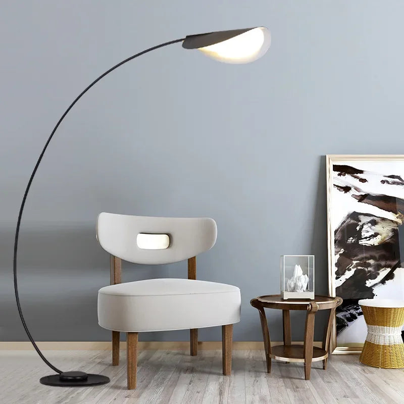 LumiArc Moderne Parabolische LED Vloerlamp - vloerlamp