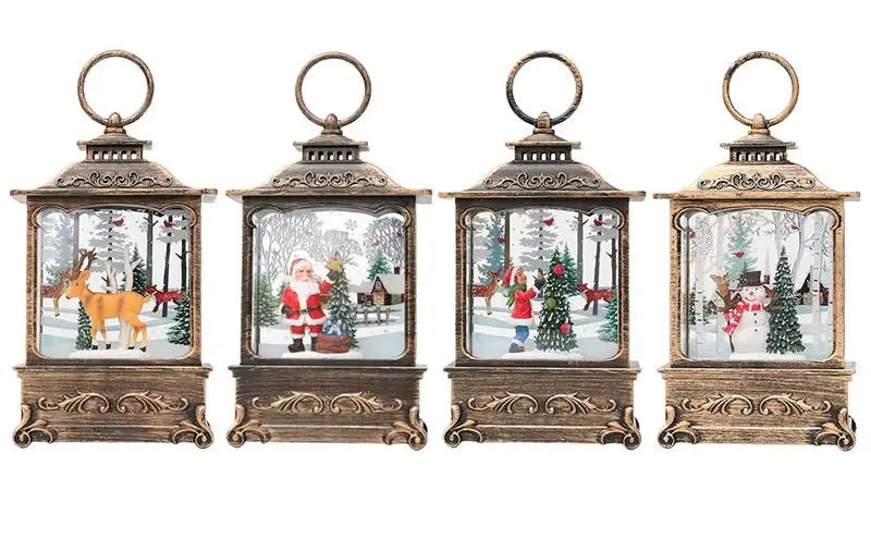 LumiGlobe Verlichte Sneeuwlantaarn - tafellampen - sfeerbeeld