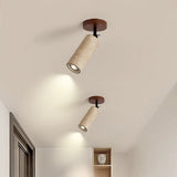 LumiSabi Travertine Natural Stone LED Ceiling Lamp – Modern Wabi-Sabi Lamp