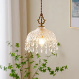 French Retro Glass Pendant Lamp