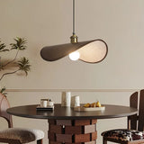 ZenAura Wabi-Sabi Straw Hat Pendant Lamp