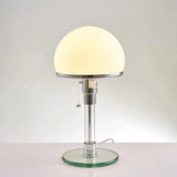 AuroraBauhaus LED Table Lamp – Nordic Glass & Metal Design Lamp