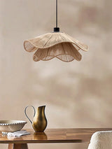WabiRope Aura: Scandinavian Wabi Sabi Hemp Rope Pendant Lamp