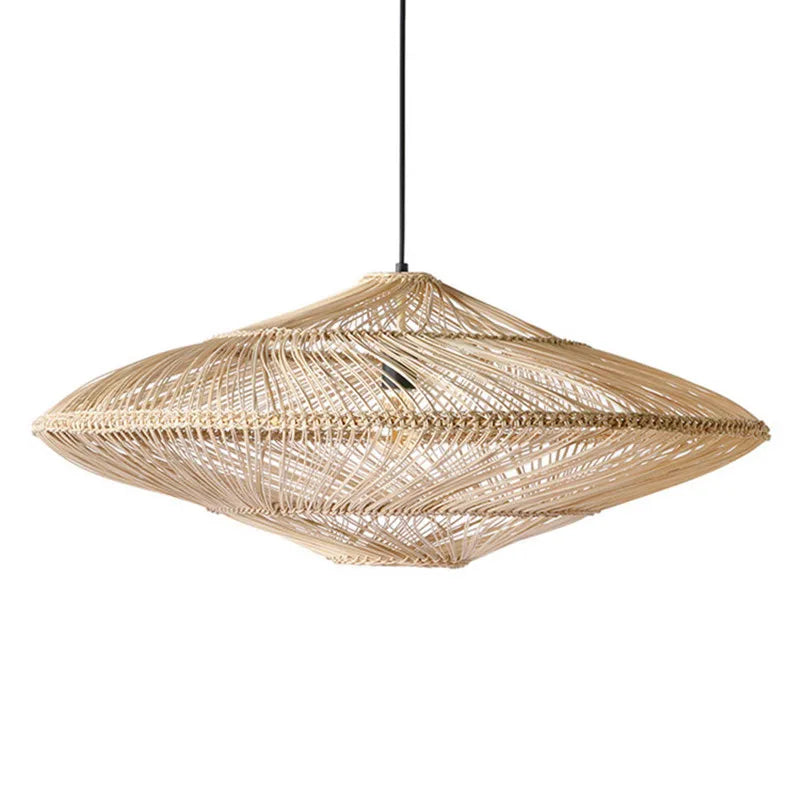 ZenRattan – Japanese Wabi-Sabi LED Pendant Lamp