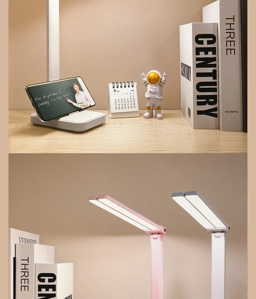 LumoFlex – Oplaadbare LED Bureaulamp met Touchbediening & Vouwbaar Design - tafellampen - verlicht