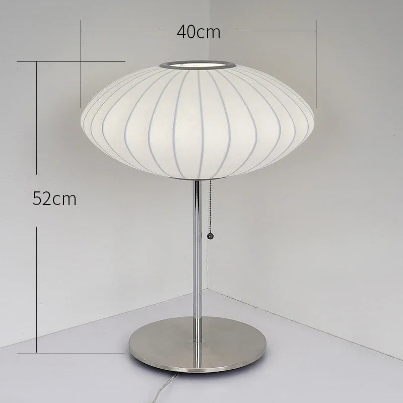 SakuraSilk – Japanese Hand-Woven Silk Wall Lamp