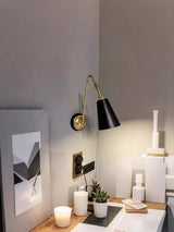 Auréno Retro Brass Wall Lamp