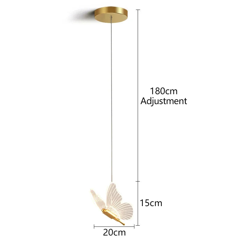 AuréaButterfly Modern LED Butterfly Pendant Lamp