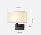 Modern Wall Lamp with Fabric Shade