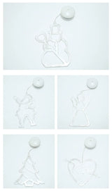 SantaGlow LED Window Light with Suction Cup