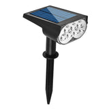 SOLARFORCE 7LED Adjustable Solar Spotlight