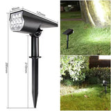 SOLARFORCE 7LED Adjustable Solar Spotlight