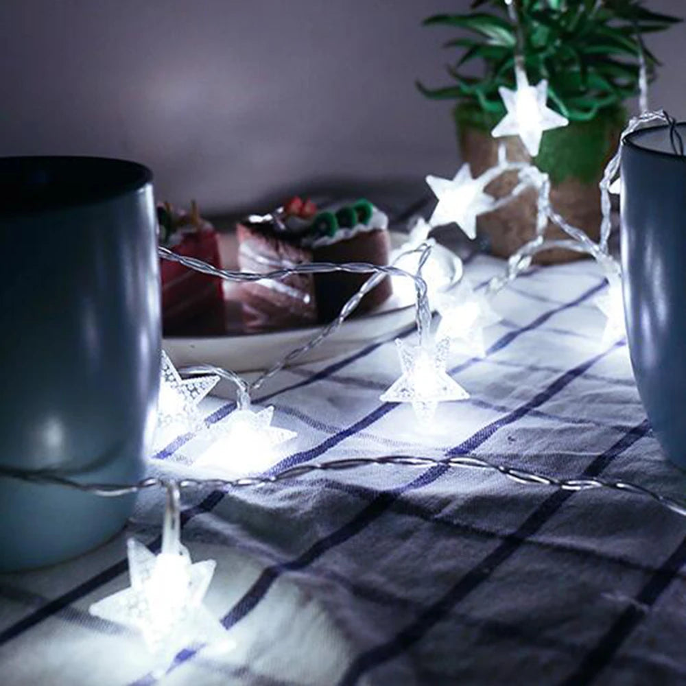 StellaGlow LED Sterren Sfeerverlichting – 51-100 LED’s Batterijgevoed - buitenverlichting - in de kamer