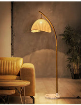 ZenGlow Wabi-Sabi LED Floor Lamp – Scandinavian Minimalism & Japanese Design for a Calming Atmosphere