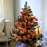 NordiHaus Wooden Christmas House LED String Light