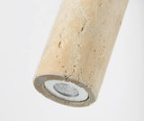 LumiSabi Travertine Natural Stone LED Ceiling Lamp – Modern Wabi-Sabi Lamp