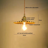 AuroraLuxe LED Pendant Lamp – Copper & Glass Design for Modern Interiors