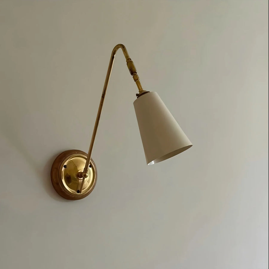 Auréno Retro Brass Wall Lamp