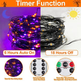 GLOWSPELL β Halloween LED Mood Lighting 100/200 LEDs with Black Wire
