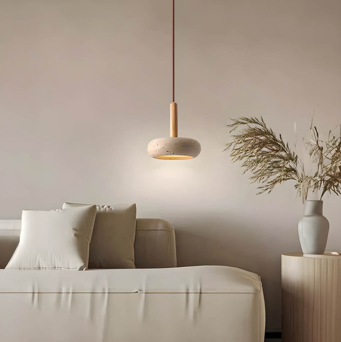 Pendant lamp in Wabi Sabi style