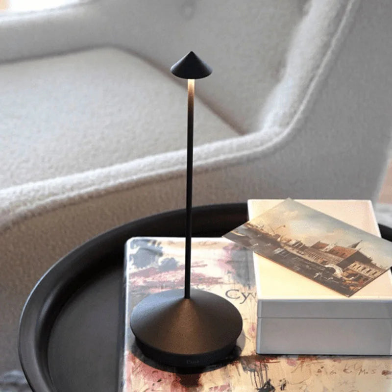 LumaTouch – Rechargeable LED Table Lamp with Stepless Dimming