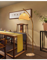 ZenGlow Wabi-Sabi LED Floor Lamp – Scandinavian Minimalism & Japanese Design for a Calming Atmosphere