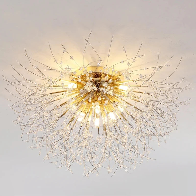 Dandeluxe Paardenbloem Kristal Plafondlamp - plafondlamp