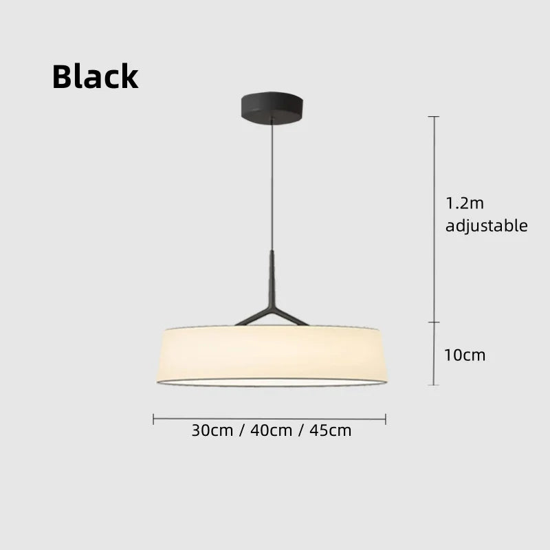 CircoLuce: Modern Minimalist LED Pendant Lamp made of Fabric