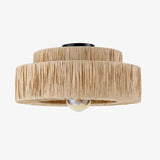 ZENLUMI Japanese Wicker Pendant Lamp