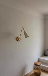 Auréno Retro Brass Wall Lamp