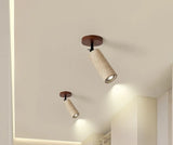 LumiSabi Travertine Natural Stone LED Ceiling Lamp – Modern Wabi-Sabi Lamp