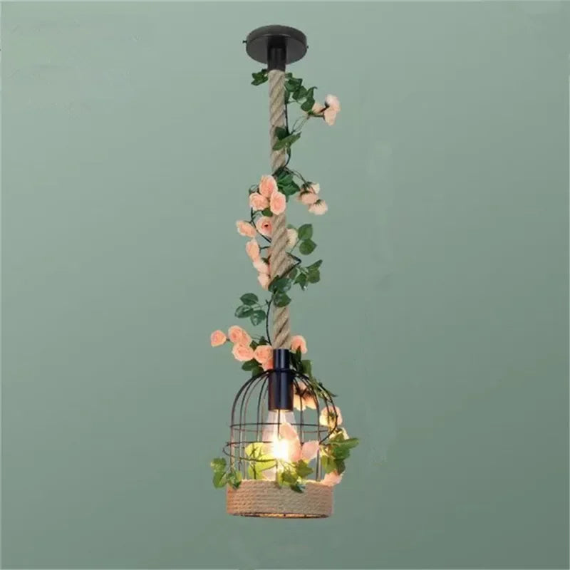 Rustic Harmony – American Country Hanging Lamp