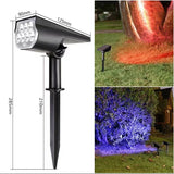SOLARFORCE 7LED Adjustable Solar Spotlight