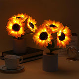 Sparkling Sunflower Table Lamp