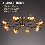Rotor Copper Ceiling Lamp for the Living Room